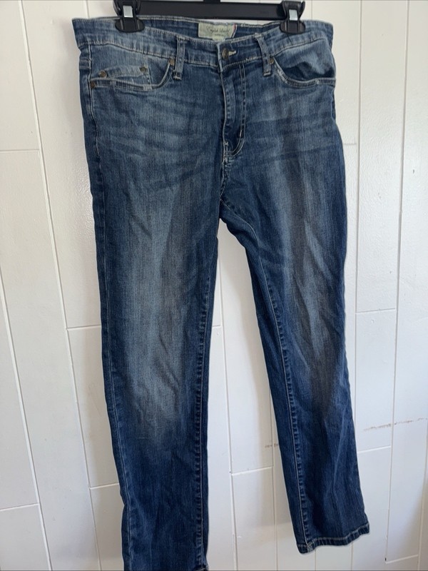 English Laundry Jeans Mens 38x30 Blue Dark Wash Sutton Stretch Slim Straight