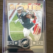 Panini Donruss 2025 Champ Is Here Insert Jalen Carter #CIH-JCR Eagles Football
