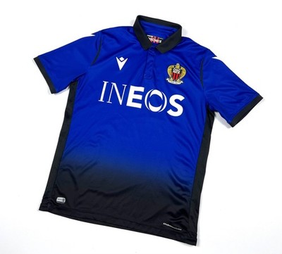 OGC NICE NIZZA THIRD 2020/2021 FOOTBALL SHIRT SOCCER JERSEY Macron Men's Size S