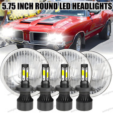 For Oldsmobile 442 98 F85 Cutlass 5.75 Inch Led Headlights Hilo Drl 4pcs