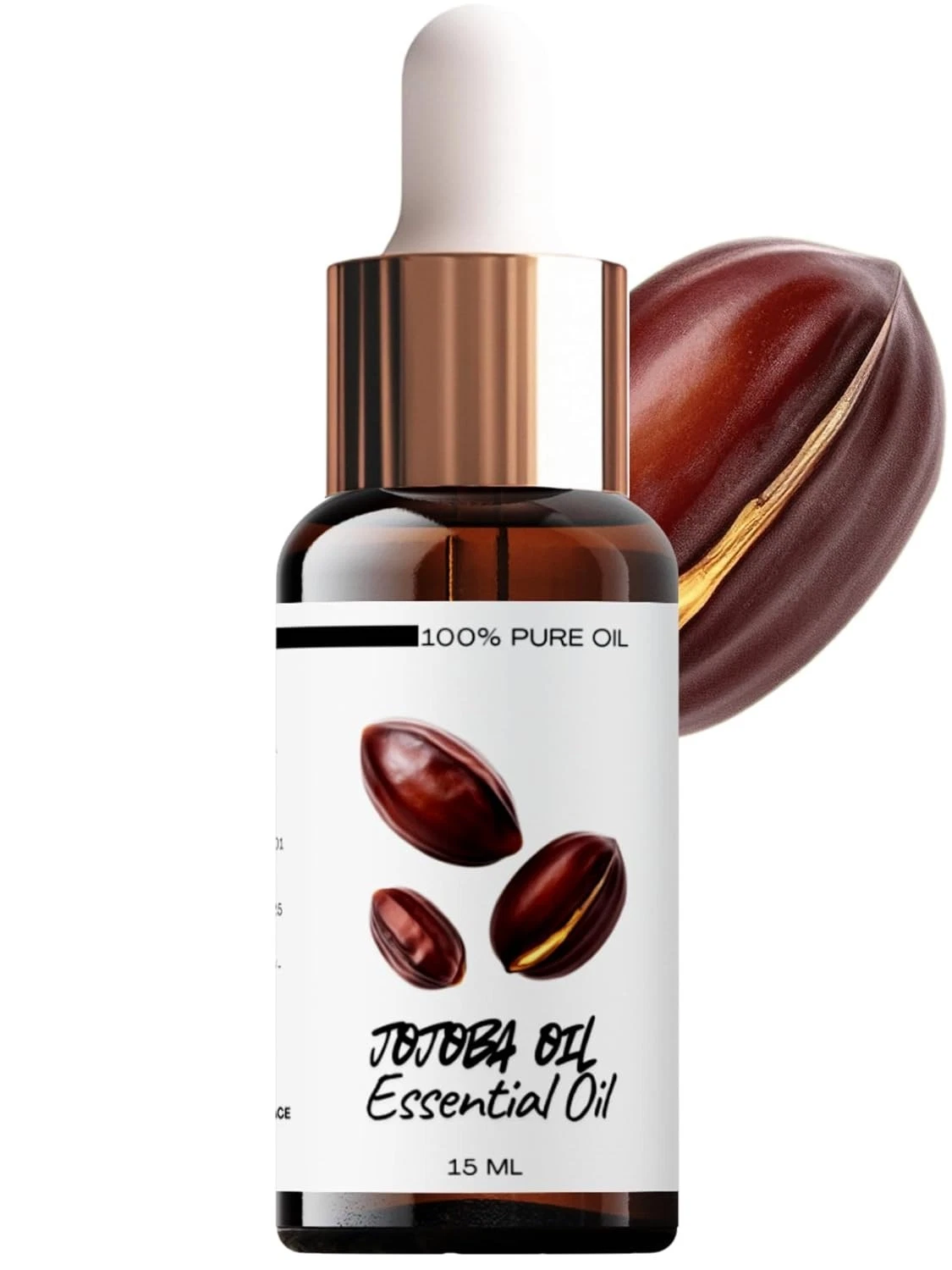 Jojoba Oil for Skin & Hair – Pure Natural Cold Pressed Jojoba Essential Oil for