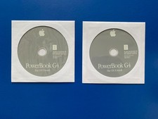 Vintage Apple PowerBook G4 Original Software install Discs Mac OS 9.2.2/OSX