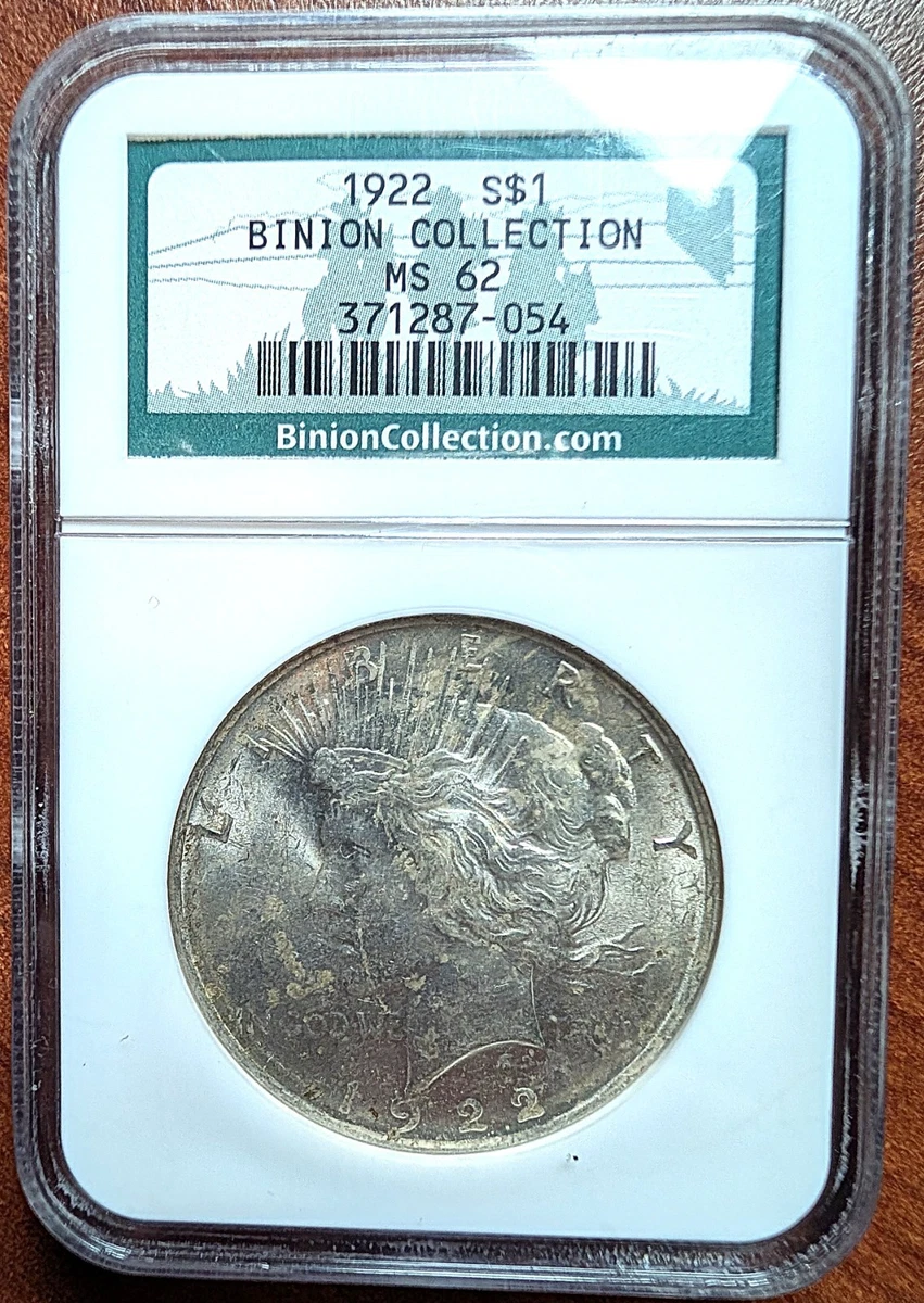 1922 Uncirculated Peace Dollars for sale | eBay