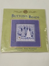 Mill Hill Winter Series Button Beads WINTER WONDERLAND Cross-Stitch Kit NO BUNNY