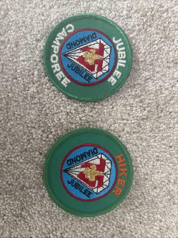 Diamond Jubilee 75th Scout Patches
