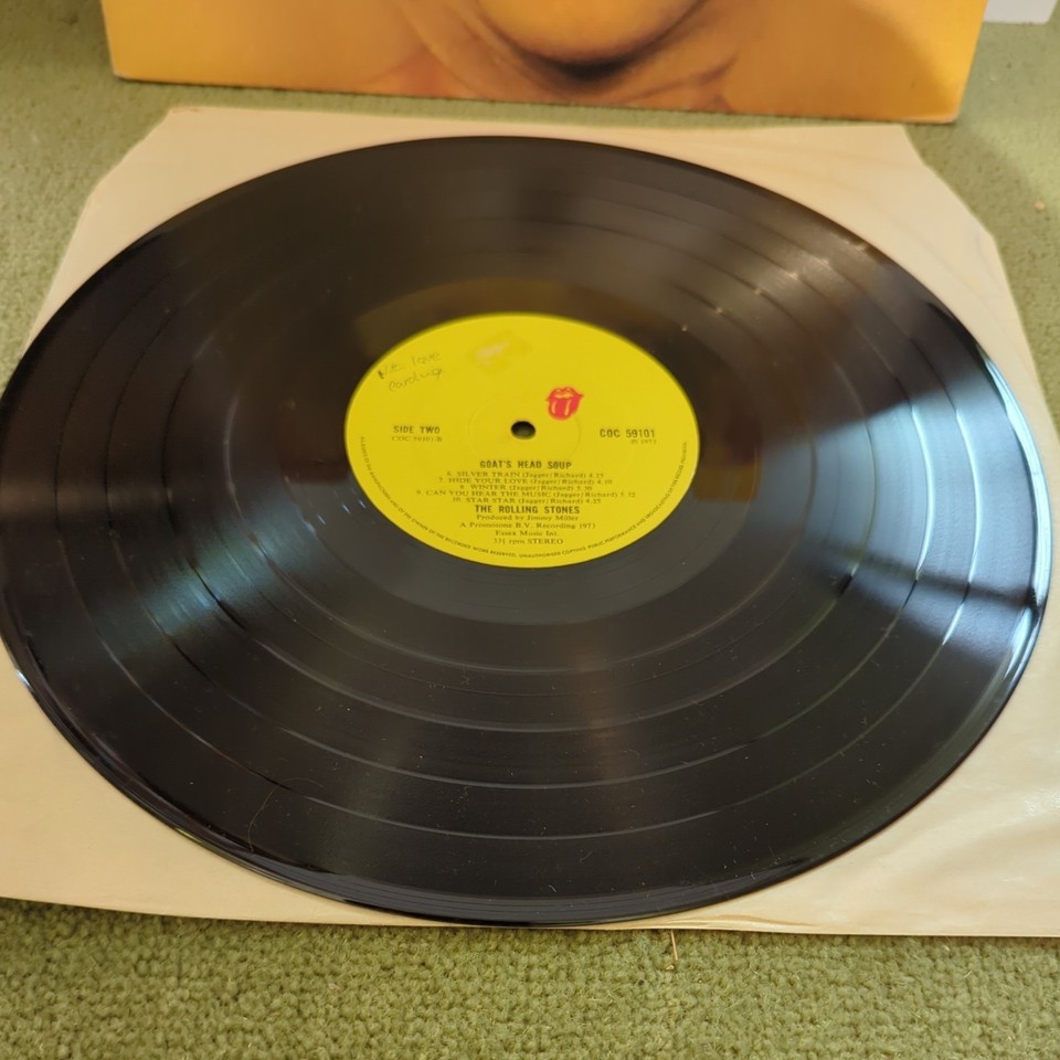 Rolling Picture Add Rolling Stones Goat's Head Soup Gatefold + Beautiful Delilah Blue 1973 ...