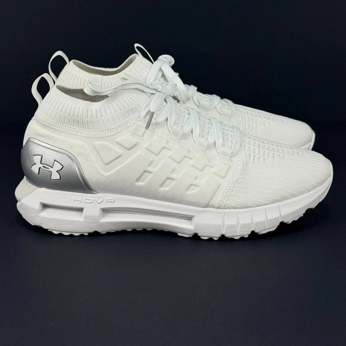 Under Armour HOVR Phantom ホワイト Under Armour HOVR Phantom 1 White Metallic Silver for sale | eBay