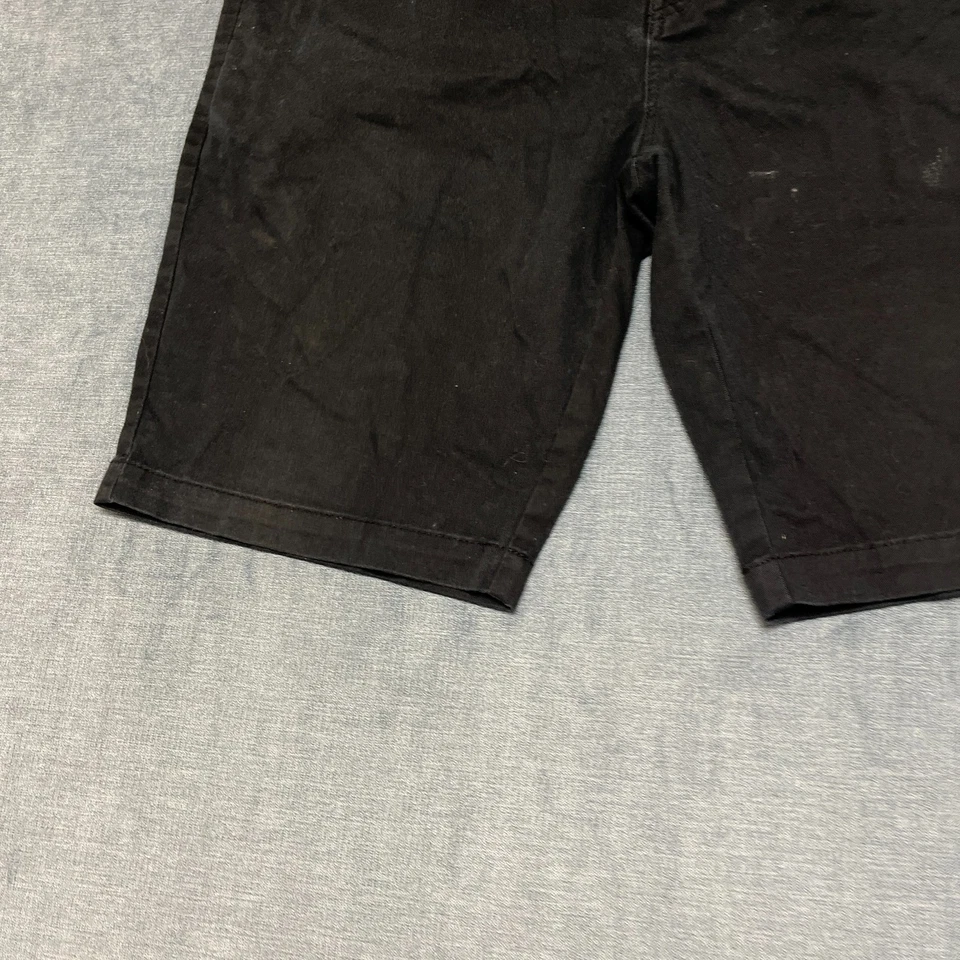 Volcom Chino Shorts Mens 33 Black Cotton Stretch Logo Streetwear Outdoor Summer - Image 3 of 4