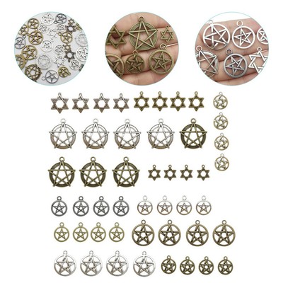  48pcs Armband Ohrring Schlüsselkette Zubehör DIY MACHTEN Zauberlegierung