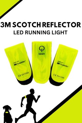 6x Reflektierendes Lauflicht LED 3M Scotch Reflektoren