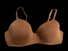 Victoria’s Secret Lightly Lined Wireless Tan T-Shirt Bra Convertible Straps 38D