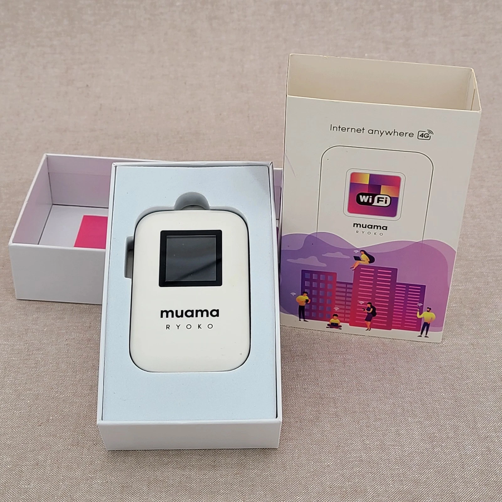 Muama Ryoko 4G-LTE Portable Wireless Wi-Fi Router Pocket Hot Spot NO SIM - product detail image 4