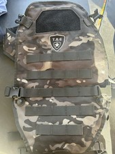 T.B.G Tactical Baby Carrier Vest Adjustable Nylon Black Camo