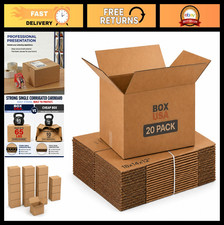 Medium Moving Boxes 20-Pack - 18"x14"x12" Corrugated Cardboard for Shipping, Pac