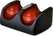 Shiatsu Foot Calf Massager Heat Electric Roller Massage Plantar Relief Home Pros