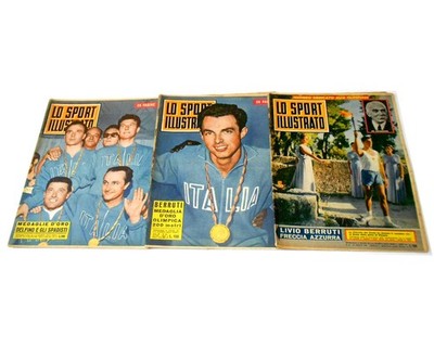 Lo Sport Illustrato 1960 N°45, Milan Juve Salone Torino, Vintage