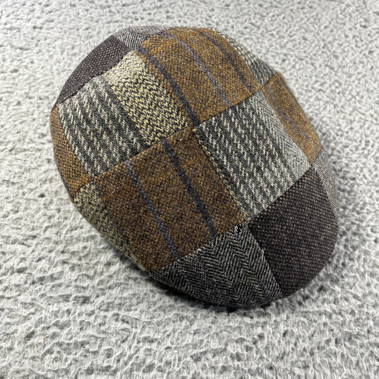 Brooks Brothers Patchwork Flat Cap Scally Driving… - image 1