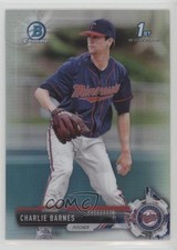 2017 Bowman Draft Chrome Refractor Charlie Barnes #BDC-76 1h5