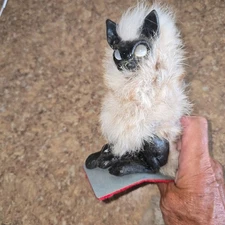 Custom Woodbaby Bat Shoulder Puppet With Cable Control Head - Fur & Feathers