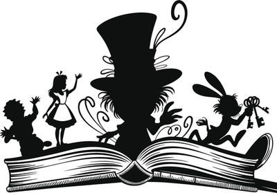 Alice in Wonderland Premium Customizable Vinyl Decal Waterproof