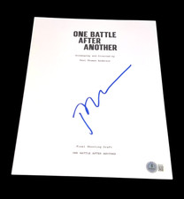 PAUL THOMAS ANDERSON SIGNED AUTOGRAPH SCRIPT ONE BATTLE AFTER ANOTHER BECKETT