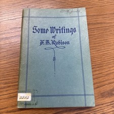 Some Writings of F H Robison - Concordant 1936 Universalism Evangelical