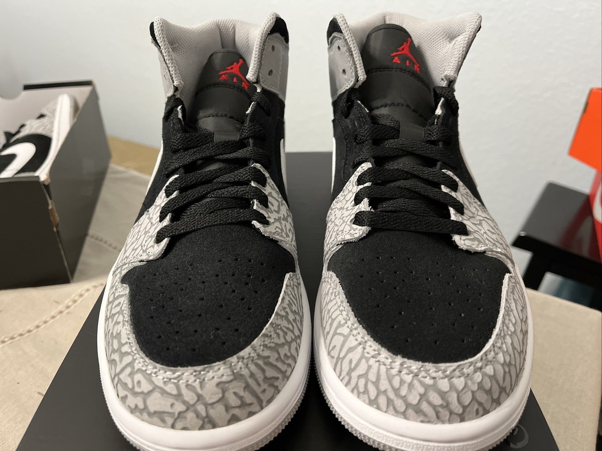 Nike Air Jordan 1 Mid SE Men’s Size 9.5 Shoes Elephant Print DM1200-016 Jordan 1 Mid SE  main image 2