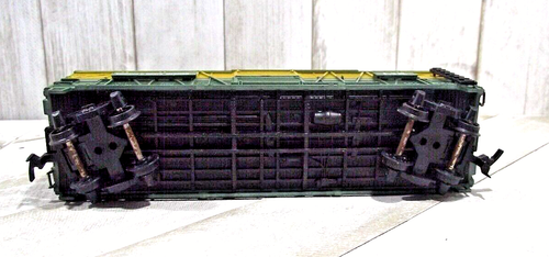 Vintage AHM Ho Scale Chicago & North Western Green & Yellow Cattle Car #5275 B - Picture 7 of 7