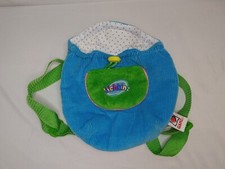 Webkinz Ganz Corduroy Knapsack Carrier Backpack Blue Green HC102