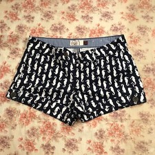 SO So Smooth Blue and White Seahorse Shorts Size 3