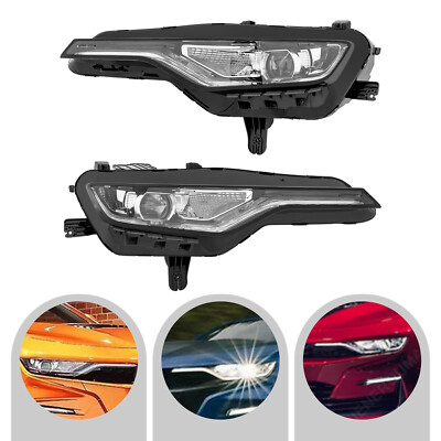 2019-2024 Chevrolet Camaro Full LED Headlight Assembly Pair SS 1SS 2SS RS LT