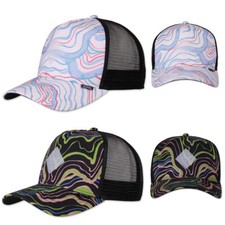Djinns HFT Cap Arty Waves Truckercap Meshcap Cap Hat Waves Art