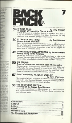1973-1985 #1 thru #66 Vintage Backpacker Magazine Back 1973-1985 #1 thru #66 Vintage Backpacker Magazine Back