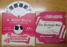 Sawyers A Bible Story 3d View Master Reel Packet The Prodigal Son NEW 1950/60's