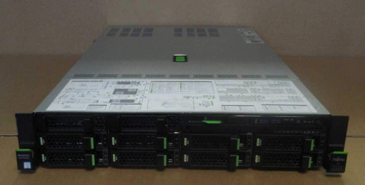 Fujitsu Primergy RX2540 M4 4-Core Silver 4112 32GB Ram 10.9TB HDD