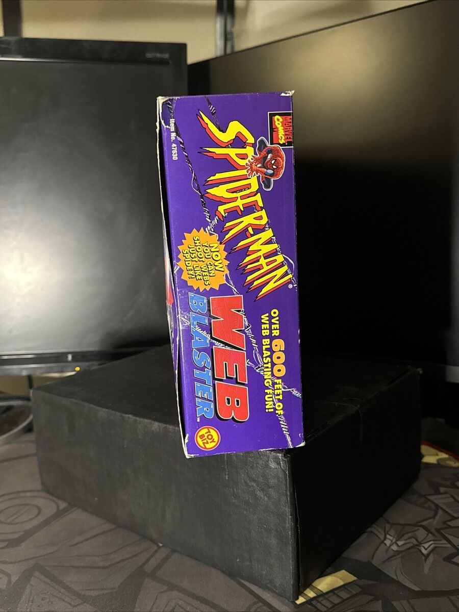 Vintage 1997 Marvel Spiderman Web Blaster W/ 2 Cans of Fluid Vintage 1997 Marvel Spiderman Web Blaster W/ 2 Cans of Fluid