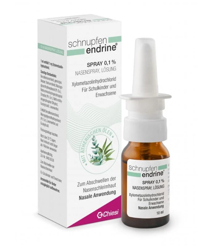 CHIESI GMBH SCHNUPFEN ENDRINE 0,1% Nasenspray 10 ml PZN03925052