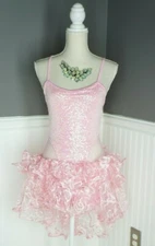 Weissman Pink Girls Dance Costume - Size: SA Style 8516