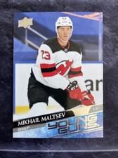 2020-21 Upper Deck Young Guns 723 Mikhail Maltsev New Jersey Devils