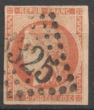 CERES N°48d ROUGE-SANG CLAIR, touché, cote 1000 €
