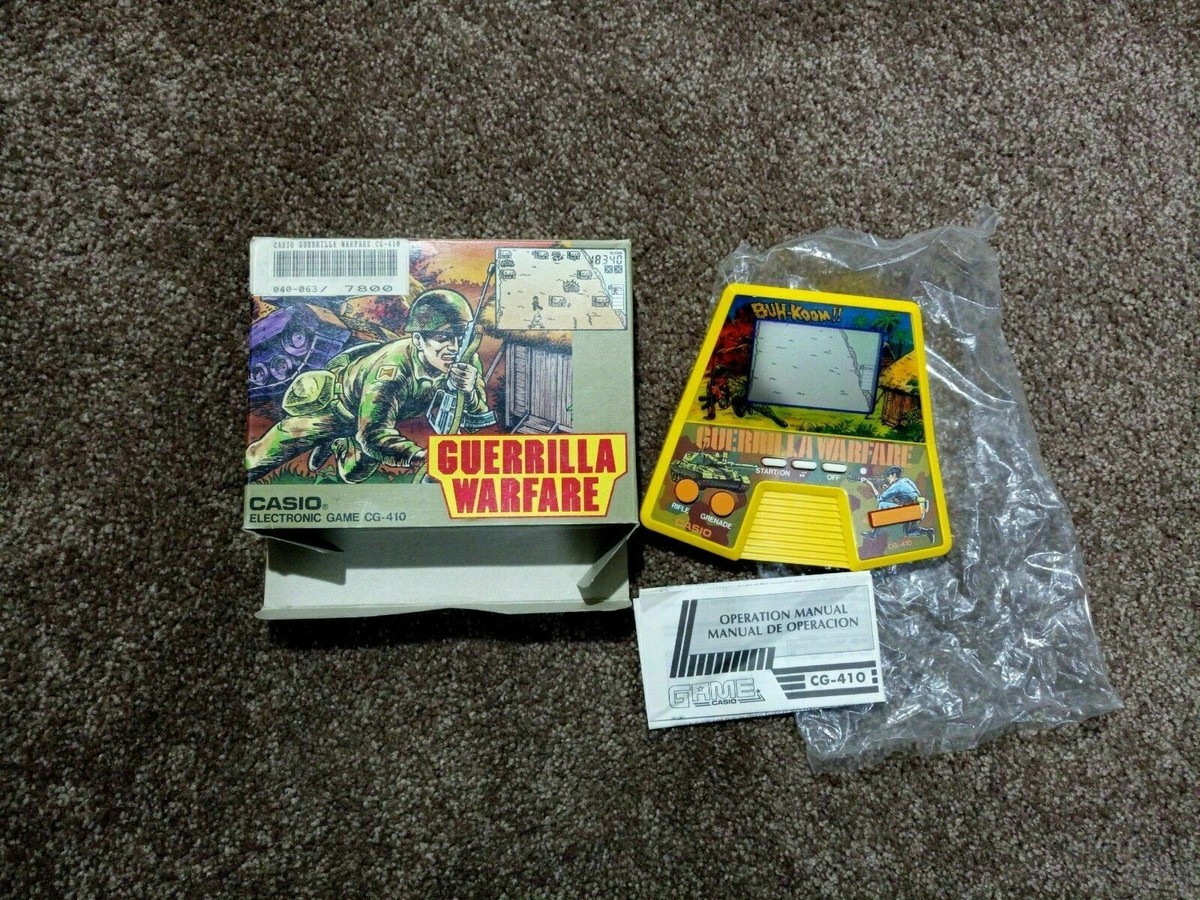 Casio Game Watch Guerrilla Warfare CG-410 | eBay
