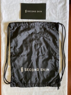 Second Skin Drawstring Training Gym School Travel Bag Backpack Cinch Sack- NWOT