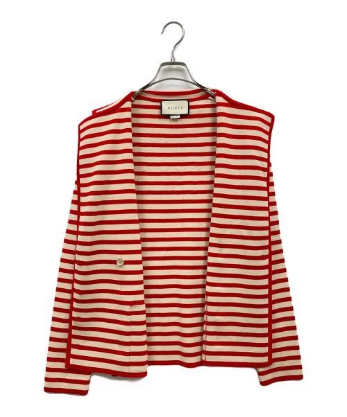 GUCCI Giacca in maglia con bordo bottoni oro 572593 Xkalw giacca su misura