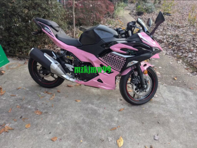 Honeycomb Pink Fairing Kit Fit for Kawasaki NINJA 500 2024 2025 Bodywork 