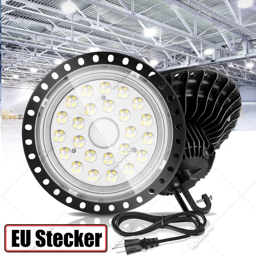 50W-500W UFO LED Hallenbeleuchtung Hallenstrahler Hallenleuchte Industrielampe - Bild 195 von 280