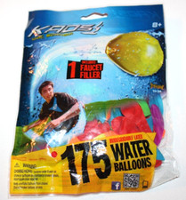 Kads Biodegradable Latex Water Balloons - 175 Ct Assorted Colors