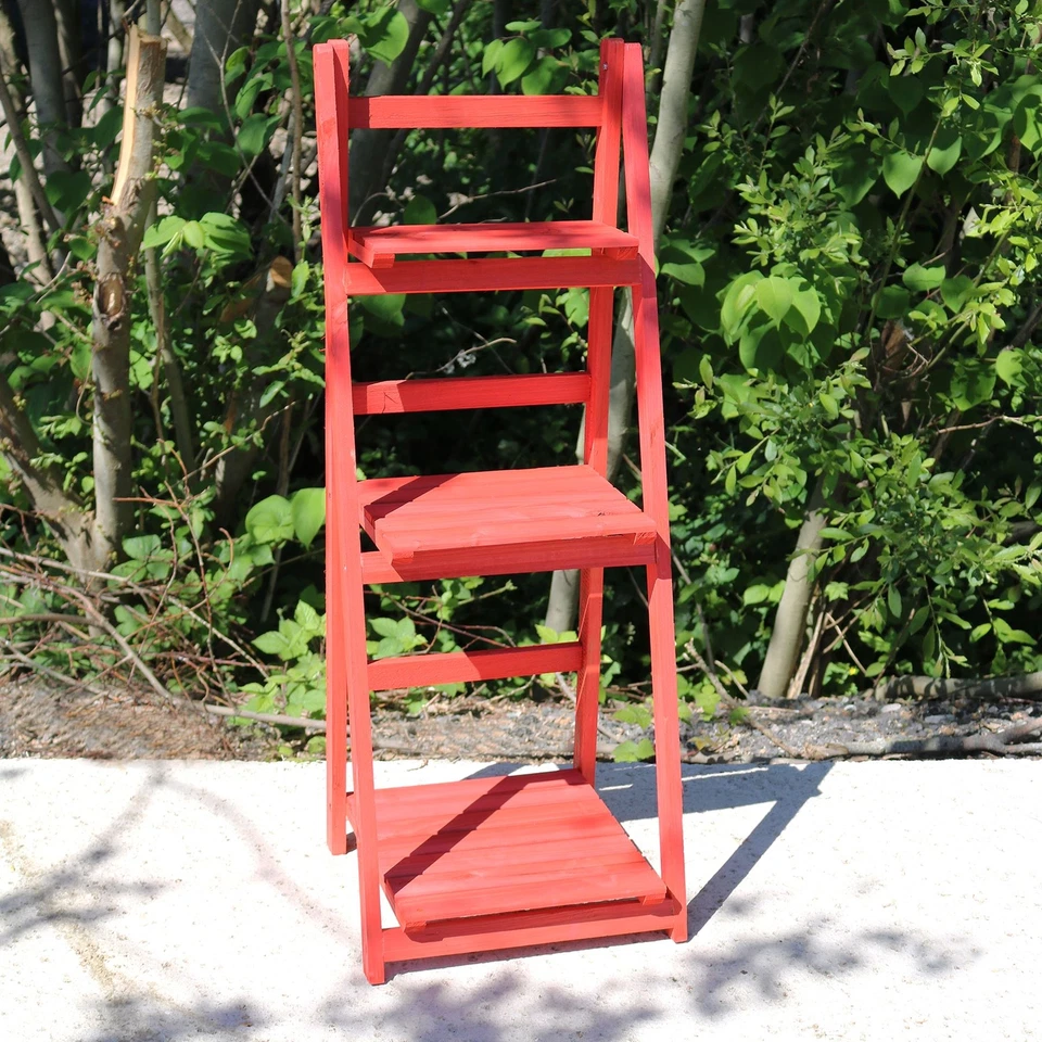 Estante Nivel Madera Jardín Maceta Planta Exhibición Soporte Flores Hierbas 1... - Imagen 2 de 3