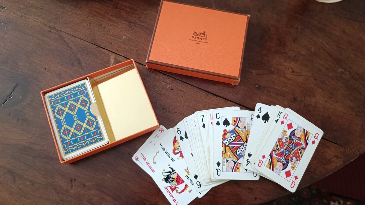 Jeux carte Hermès deux jeux de 52 cartes | eBay