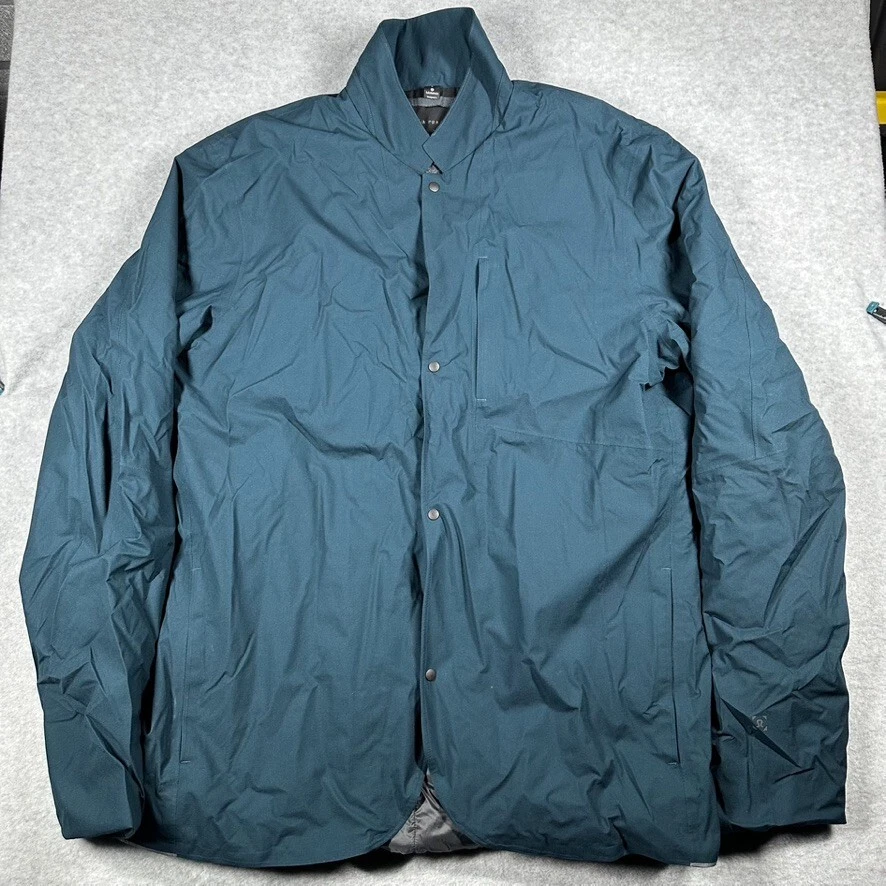 Lululemon Jacket Mens Large Teal Forthwrite Insulated Primaloft Thermal M4683S