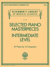 Selected Piano Masterpieces Intermediate Level Sheet Music Piano 050600823